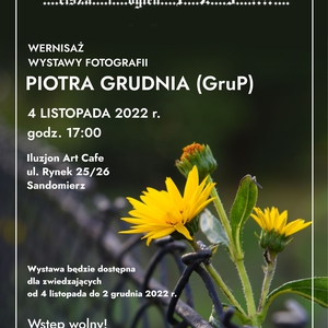 Wystawa oraz wernisaż Piotra Grudnia - „…cisza…i…ogień…1…2…3…!?!?”