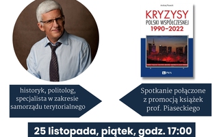 Spotkanie autorskie z prof. Andrzejem Piaseckim