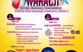 Sandomierz Powitanie Wakacji. Festiwal Organizacji Pozarządowych