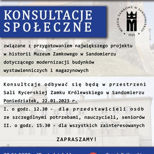 Konsultacje społeczne dot. modernizacji Muzeum Zamkowego
