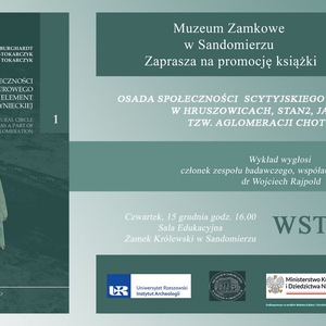 Wykład oraz promocja książki „Osada społeczności scytyjskiego kręgu kulturowego w Hruszowicach”
