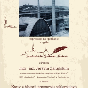 Sandomierskie Spotkanie Naukowe: „Karty z historii przemysłu szklarskiego w regionie sandomierskim”