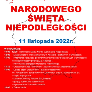 Obchody Narodowego Święta Niepodległości w Dwikozach