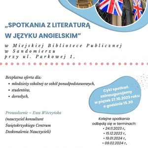 Spotkanie z literaturą w języku angielskim"