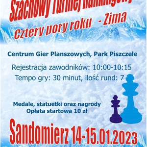 SZACHOWY TURNIEJ RANKINGOWY "CZTERY PORY ROKU - ZIMA"