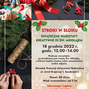 Świąteczne Warsztaty Kreatywne ze Św. Mikołajem