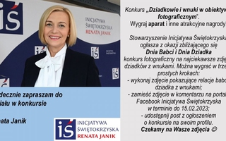 Konkurs fotograficzny "Dziadkowie i wnuki w obiektywie fotograficznym"