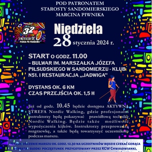 IV Marsz Nordic Walking - Policz się z Cukrzycą pod patronatem Starosty Sandomierskiego