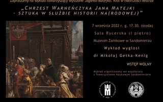 Wykład w Zamku Królewskim w Sandomierzu