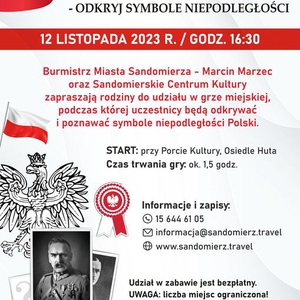 Gra Miejska " Odkryj Symbole Niepodległej"