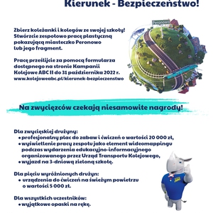 Konkurs dla szkół "Kierunek - Bezpieczeństwo" - Kampania Kolejowe ABC II