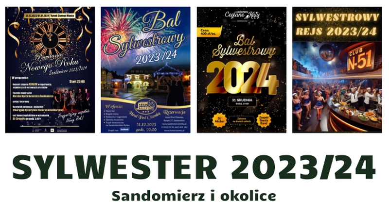 Gdzie na Sylwestra w Sandomierzu 2023?