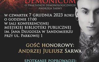 Spotkanie z Tomkiem Miłowickim, autorem książki "Sandomiria Demonicum"