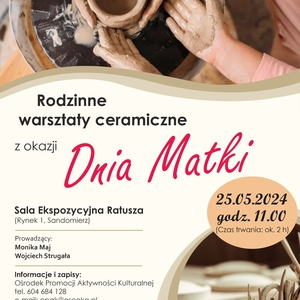 Rodzinne warsztaty ceramiczne z okazji Dnia Matki