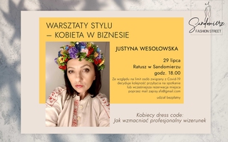 Warsztaty Stylu – Kobieta w Biznesie – Justyna Wesołowska