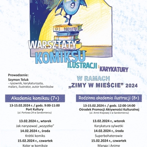 Warsztaty komiksu, ilustracji i karykatury - Ferie 2024