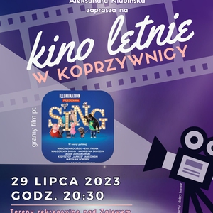 Kino Letnie Plenerowe "Sing"