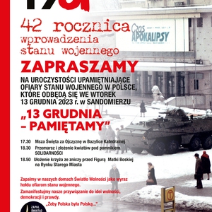 42. rocznica wprowadzenia stanu wojennego