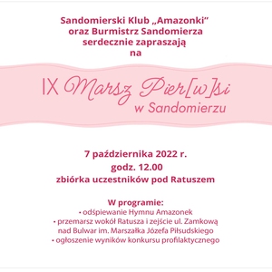 IX Marsz Pier[w]si w Sandomierzu