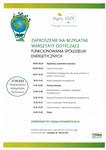 Bezpłatne warsztaty dotyczące funcjonowania Spółdzielni Energetycznych