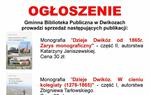 Ogłoszenie Gminnej Biblioteki Publicznej w Dwikozach