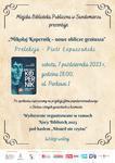 Sandomierz: Noc Bibliotek z Mikołajem Kopernikiem w roli głównej.