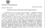 Obwieszczenie Wojewody Świętokrzyskiego