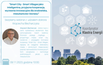 Webinar: ,,Smart City - Smart Villages jako inteligentna, przyjazna kooperacja, wyzwania innowacyjne dla środowiska, mieszkańców i biznesu