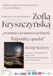 Sandomierz: Spotkanie z Zofią Kryszczyńską.
