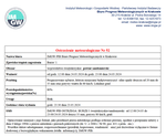 Ostrzeżenie meteorologiczne nr 52