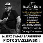 Podwójny Mistrz Świata we fryzjerstwie męskim w weekend w sandomierskim salonie Czarny Kruk babrer & tattoo | Regionalny Portal Informacyjny NadWisłą24.pl