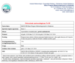 Ostrzeżenie meteorologiczne nr 89