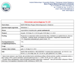 Ostrzeżenie meteorologiczne nr 129