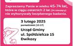 Bezpłatne badania mammograficzne
