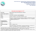 Ostrzeżenie meteorologiczne nr 137