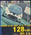 Niedopuszczonym do ruchu i niesprawnym technicznie seatem jechał 128 km/h w obszarze zabudowanym
