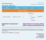 Planowane wyłączenia prądu