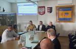 Posiedzenie Powiatowego Zespołu Zarządzania Kryzysowego z udziałem Policji
