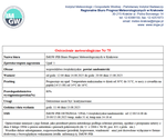 Ostrzeżenie meteorologiczne nr 75