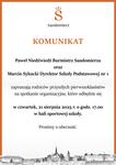 Zaproszenie na spotkanie dla rodziców przyszłych pierwszoklasistów Szkoły Podstawowej nr 1
