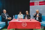 Paweł Niedźwiedź i Łukasz Nowak na debacie w tarnobrzeskim Hetmanie. Uczniowie pytali o samorządność | STV.INFO