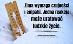 Zima wymaga rozwagi. Dbajmy o wspólne bezpieczeństwo