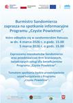 Zaproszenie na spotkanie informacyjne programu Czyste Powietrze