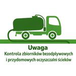 Kontrola zbiorników bezodpływowych oraz przydomowych oczyszczalni ścieków - Gmina Koprzywnica