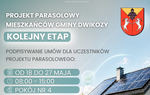 Kolejny etap Projektu Parasolowego dla mieszkańców Gminy Dwikozy