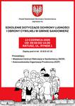 Szkolenie pn. "Ochrona ludności i obrona cywilna w Gminie Sandomierz"