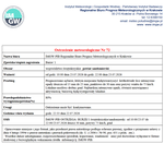 Ostrzeżenie meteorologiczne nr 72