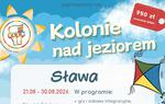 Kolonie letnie nad jeziorem w Sławie