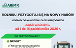 Informacja dla rolników dotycząca naboru wniosków na dopłaty do nawozów i oleju napędowego