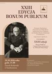 XXIII edycja Bonum Publicum - Nagrody Miasta Sandomierza im. Aleksandra Patkowskiego